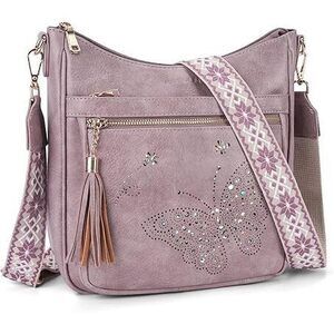 Medium Crossbody Bags For Women Trendy, Women'S Butterfly Shoulder Handbags With
